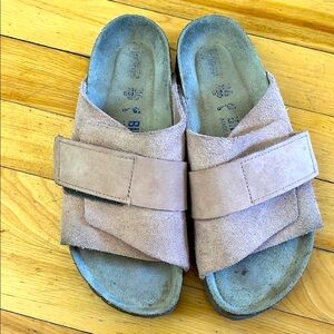 Pink Birkenstock Kyoto soft footbed size 36 narrow